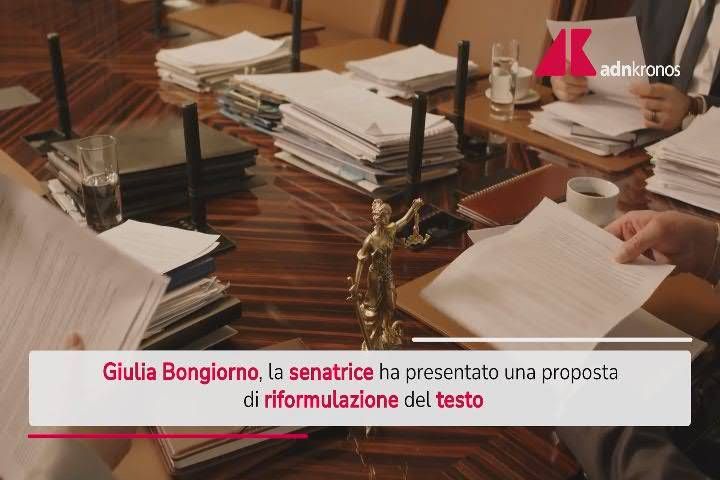 Ddl violenza su donne, Bongiorno presenta riformulazione del testo