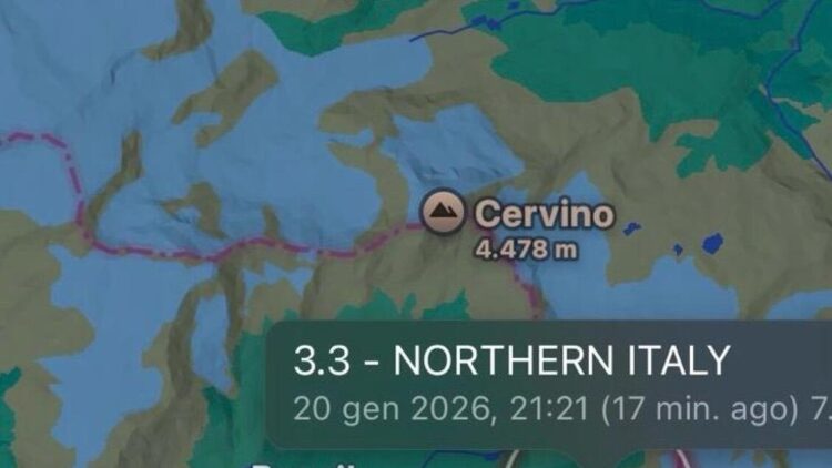 Terremoto di magnitudo 3.3 in Valle d’Aosta