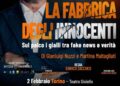 A teatro Gianluigi Nuzzi porta i gialli con ‘La fabbrica degli innocenti’, tra fake news e verità