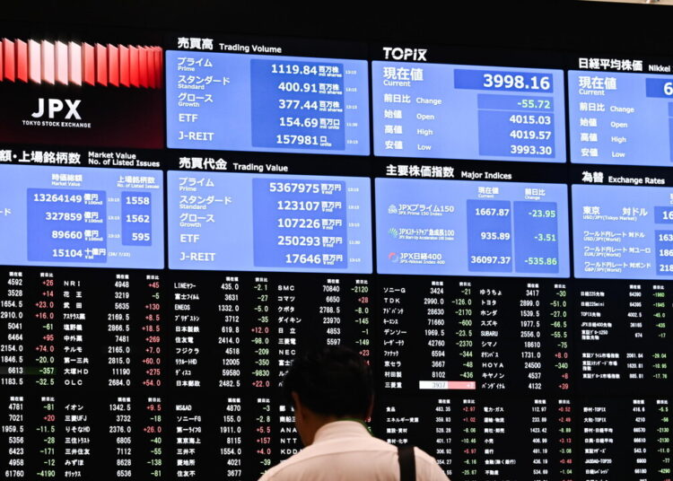 Borsa: Tokyo, apertura in ribasso (-0,87%)